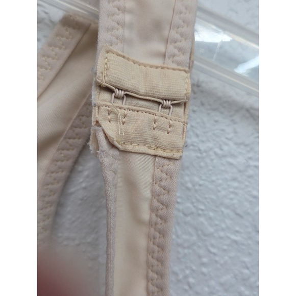 Isavela Comprexxwear Small Beige Mid Thigh Compression Bodysuit Shapewear - Picture 5 of 7